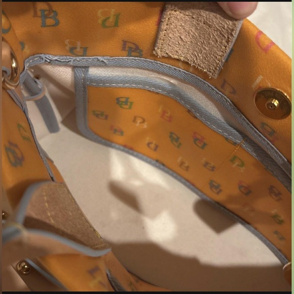Dooney & Bourke Multicolor Logo Satchel - Picture 2 of 4